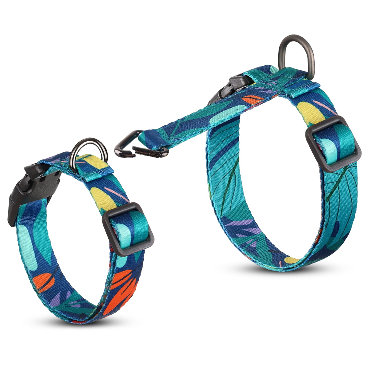 Escape-Proof Cat Harness and Leash Set – Adjustable, soft, and lightweight for a comfortable fit. Easy to use and designed for safe walks and travel.
